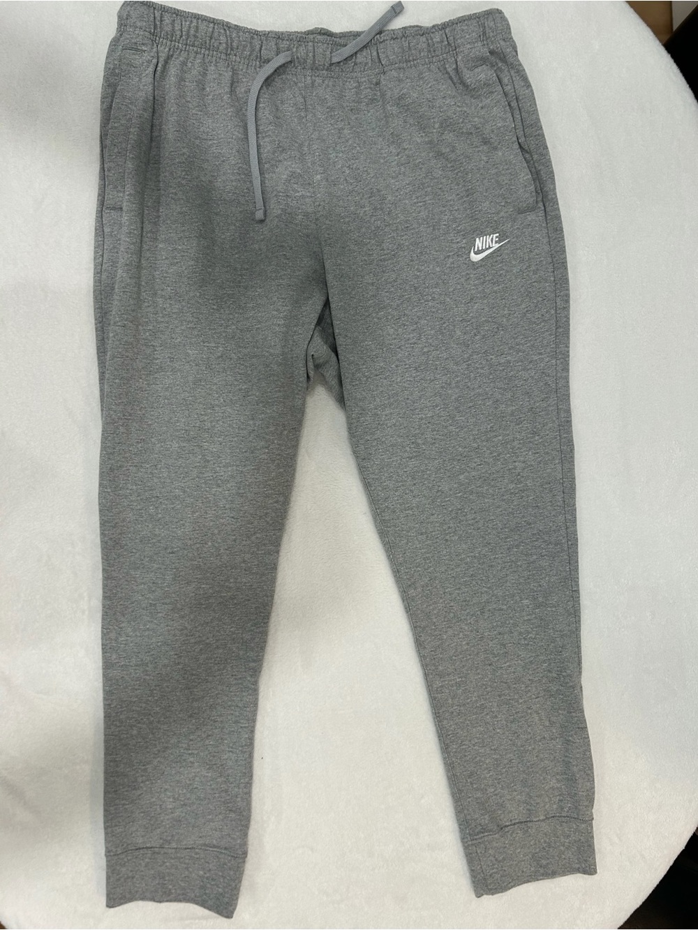 NWT Nike Sportswear Club Jersey Joggers Gray Men’s XXL 2XL Cotton